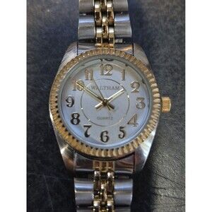 Waltham Quartz Two-toned Ladies Watch With New Battery